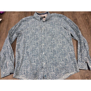 Cody James Men's Core Workforce Floral Print Long Sleeve Button-Down Western XL